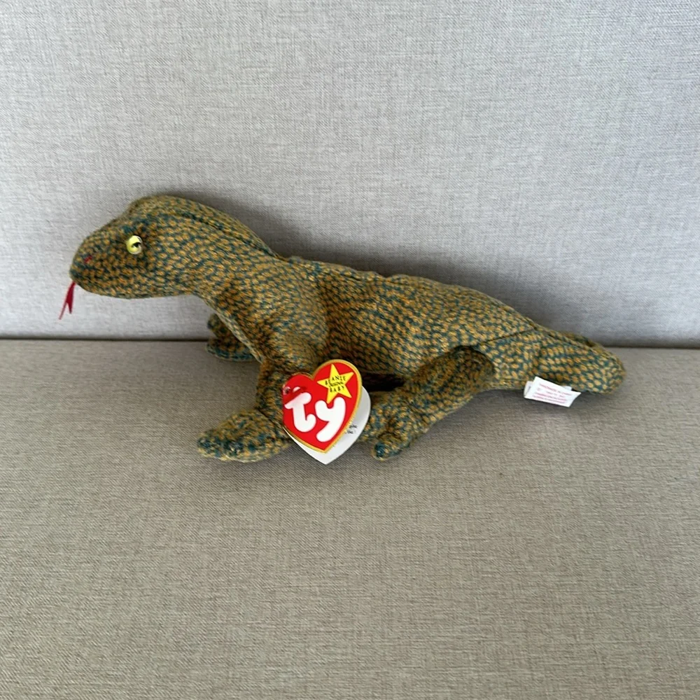 Ty Original Beanie Baby Scaly the Lizard 1999 Plush